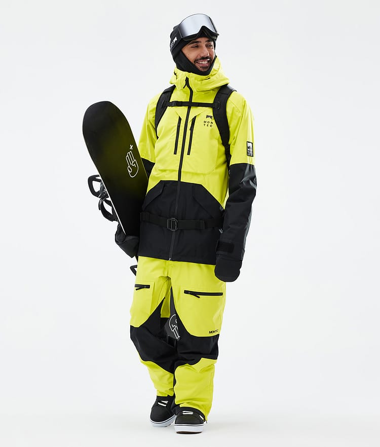 Montec Arch Snowboardjacka Herr Bright Yellow/Black Renewed, Bild 3 av 10