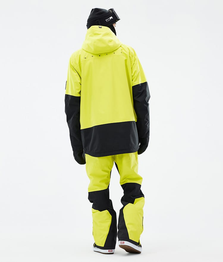 Montec Arch Snowboardjacka Herr Bright Yellow/Black Renewed, Bild 5 av 10