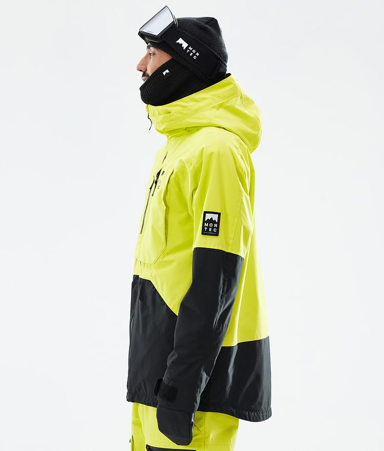 Montec Arch Snowboardjacka Herr Bright Yellow/Black Renewed, Bild 6 av 10