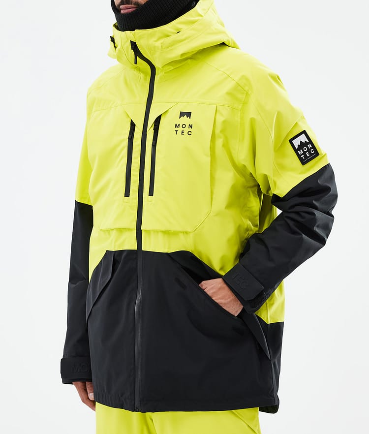 Montec Arch Snowboardjacka Herr Bright Yellow/Black Renewed, Bild 8 av 10