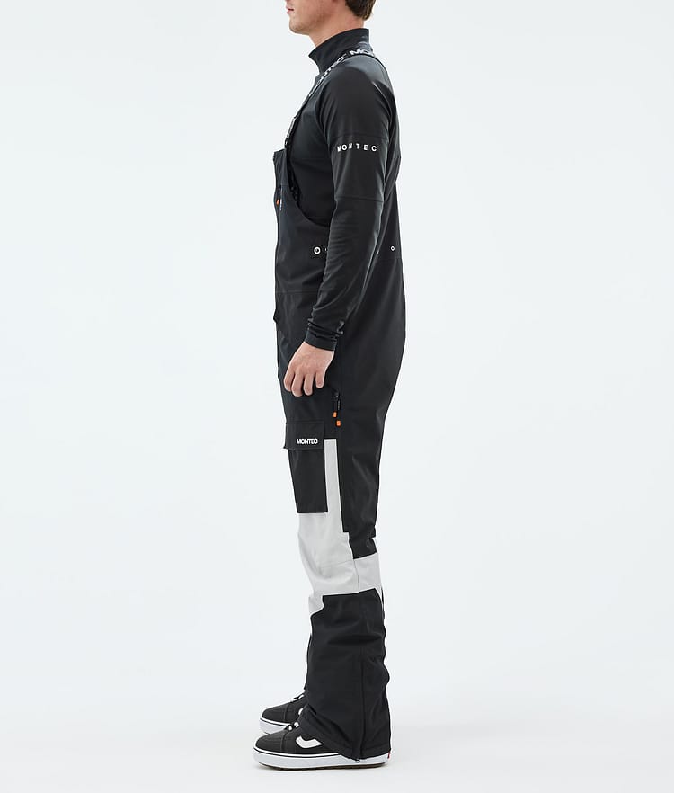 Montec Fawk Snowboardbyxa Herr Black/Light Grey Renewed, Bild 2 av 6