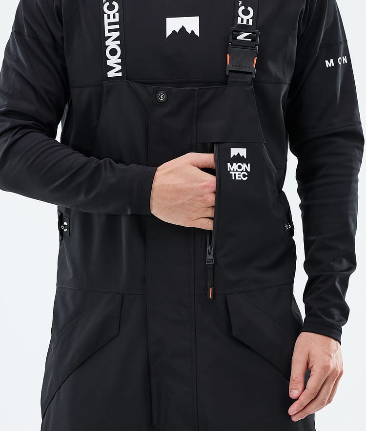 Montec Fawk Snowboardbyxa Herr Black/Light Grey, Bild 5 av 6