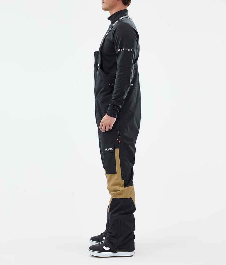 Montec Fawk Snowboardbyxa Herr Black/Gold, Bild 2 av 6