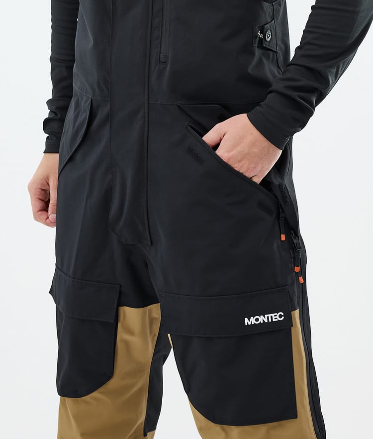 Montec Fawk Snowboardbyxa Herr Black/Gold, Bild 4 av 6