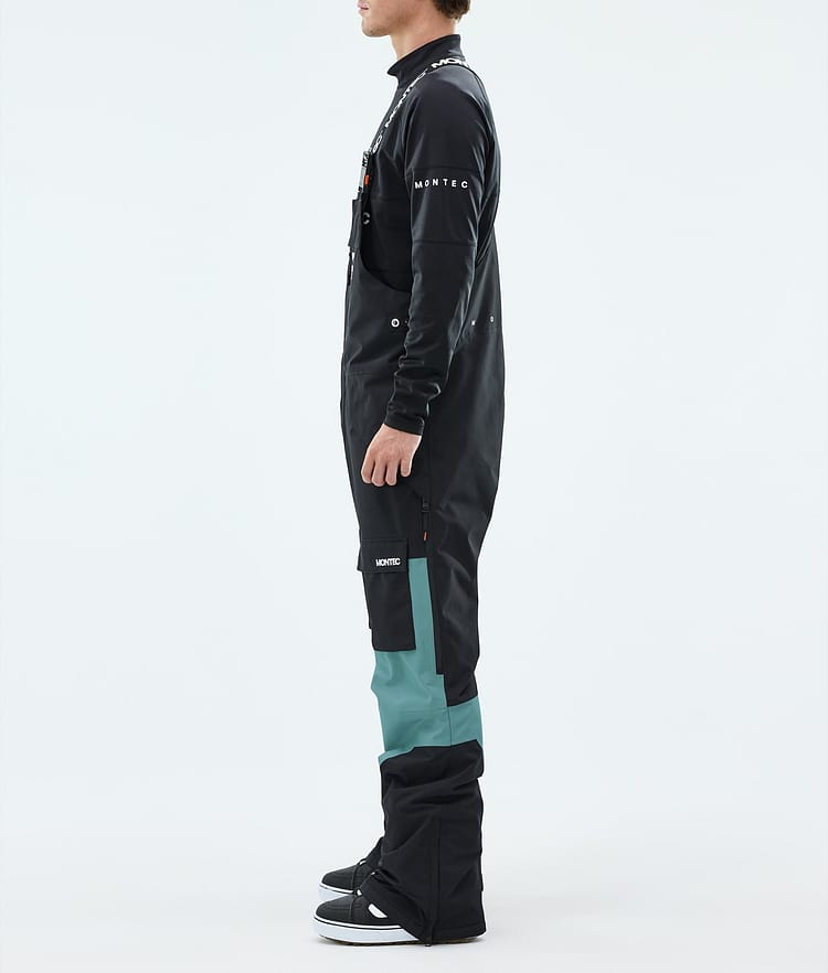 Montec Fawk Snowboardbyxa Herr Black/Atlantic, Bild 2 av 6