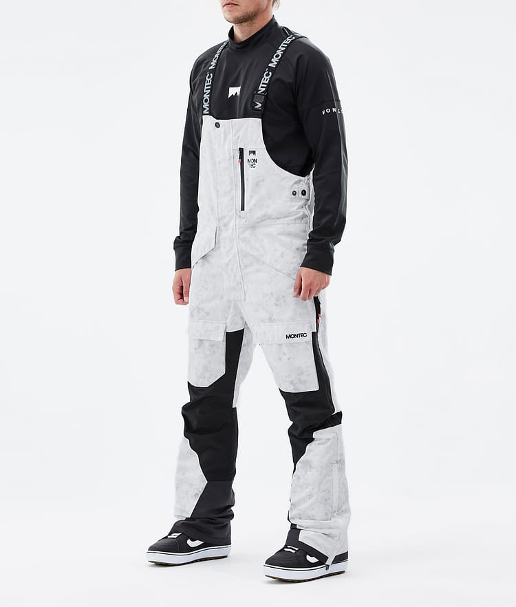Montec Fawk Snowboardbyxa Herr White Tiedye, Bild 1 av 6