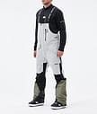 Montec Fawk Snowboardbyxa Herr Light Grey/Black/Greenish