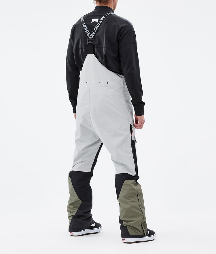 Montec Fawk Snowboardbyxa Herr Light Grey/Black/Greenish, Bild 3 av 6