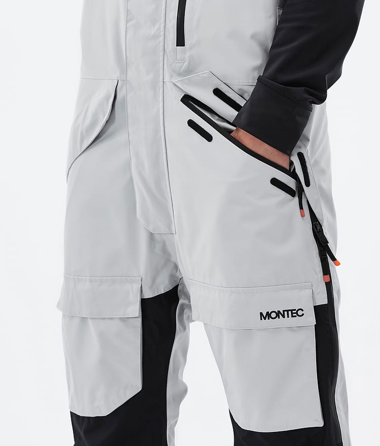 Montec Fawk Snowboardbyxa Herr Light Grey/Black/Greenish, Bild 4 av 6