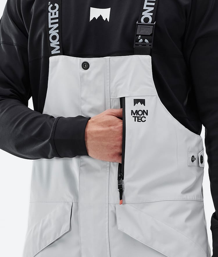 Montec Fawk Snowboardbyxa Herr Light Grey/Black/Greenish, Bild 5 av 6