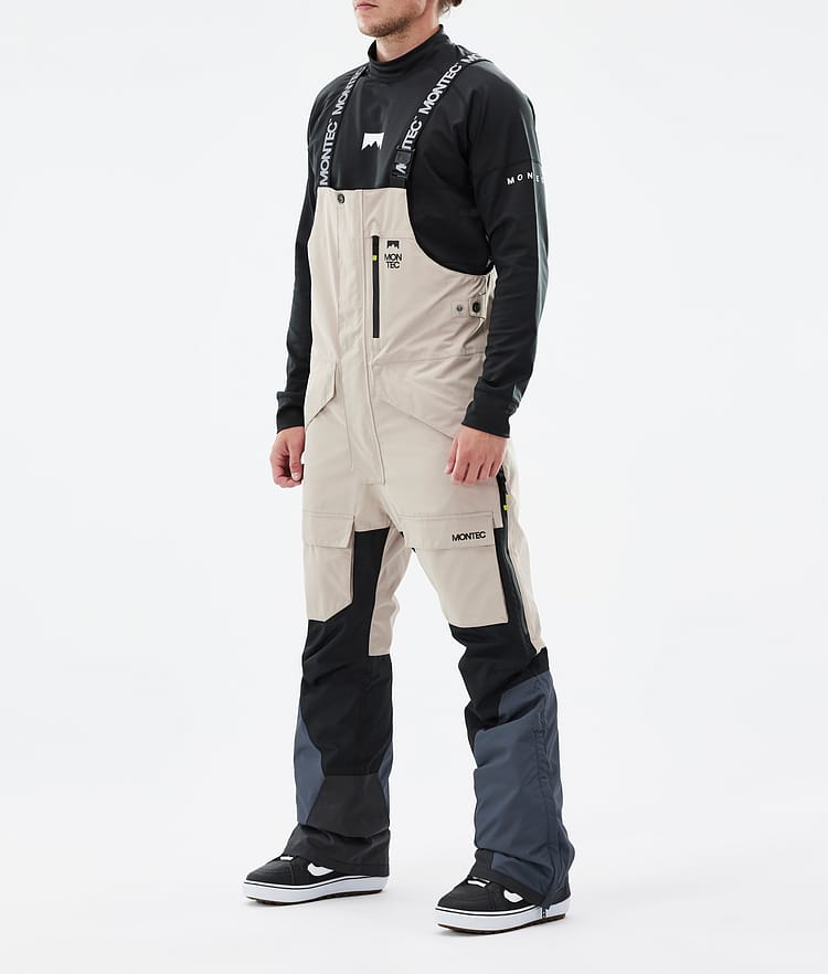Montec Fawk Snowboardbyxa Herr Sand/Black/Metal Blue, Bild 1 av 6