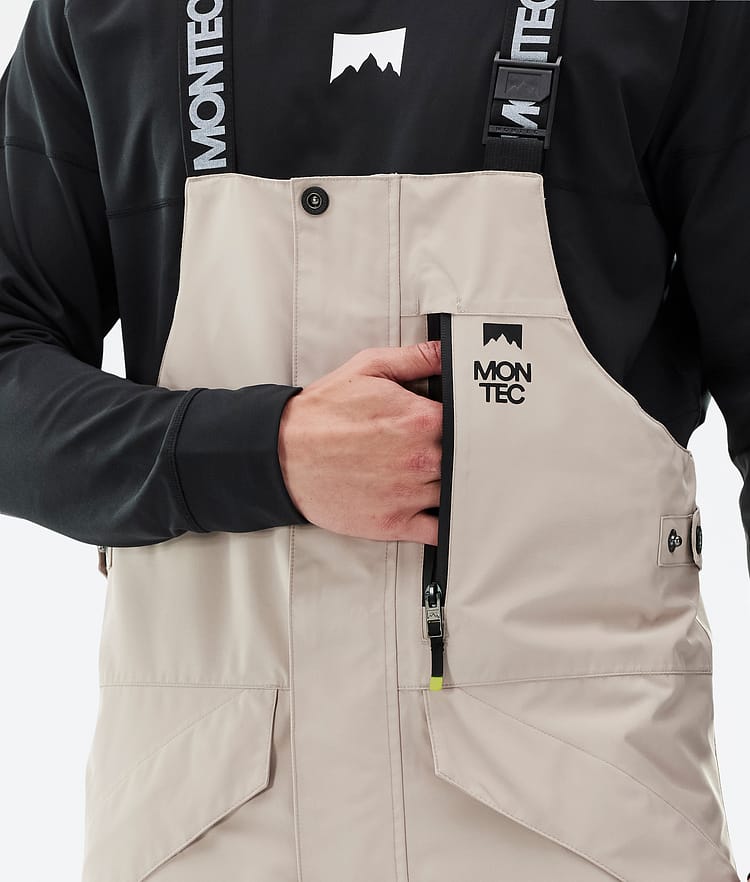 Montec Fawk Snowboardbyxa Herr Sand/Black/Metal Blue, Bild 5 av 6