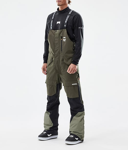 Montec Fawk Snowboardbyxa Herr Olive Green/Black/Greenish