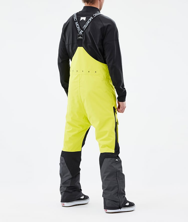 Montec Fawk Snowboardbyxa Herr Bright Yellow/Black/Phantom Renewed, Bild 3 av 6