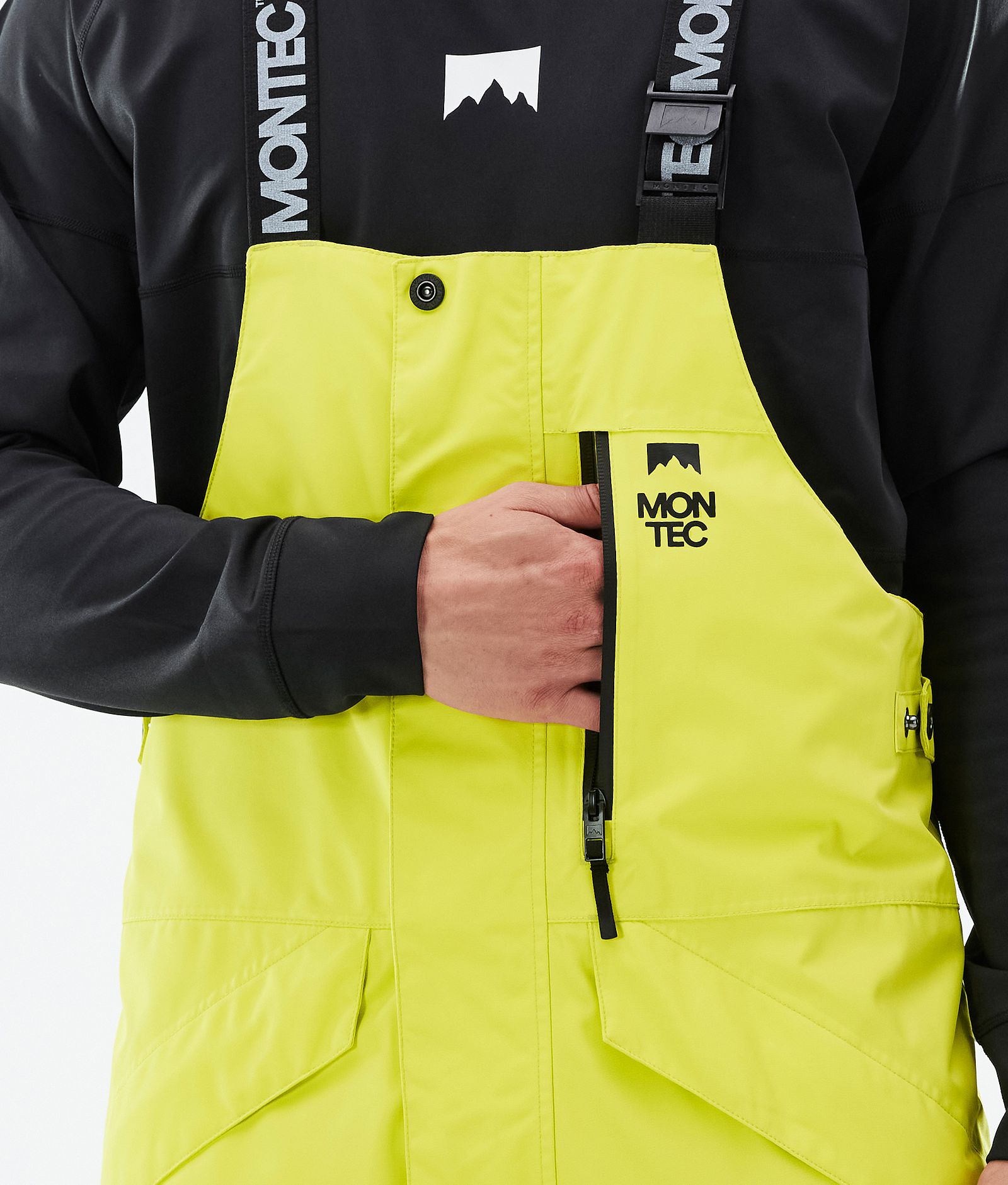 Montec Fawk Snowboardbyxa Herr Bright Yellow/Black/Phantom Renewed, Bild 5 av 6