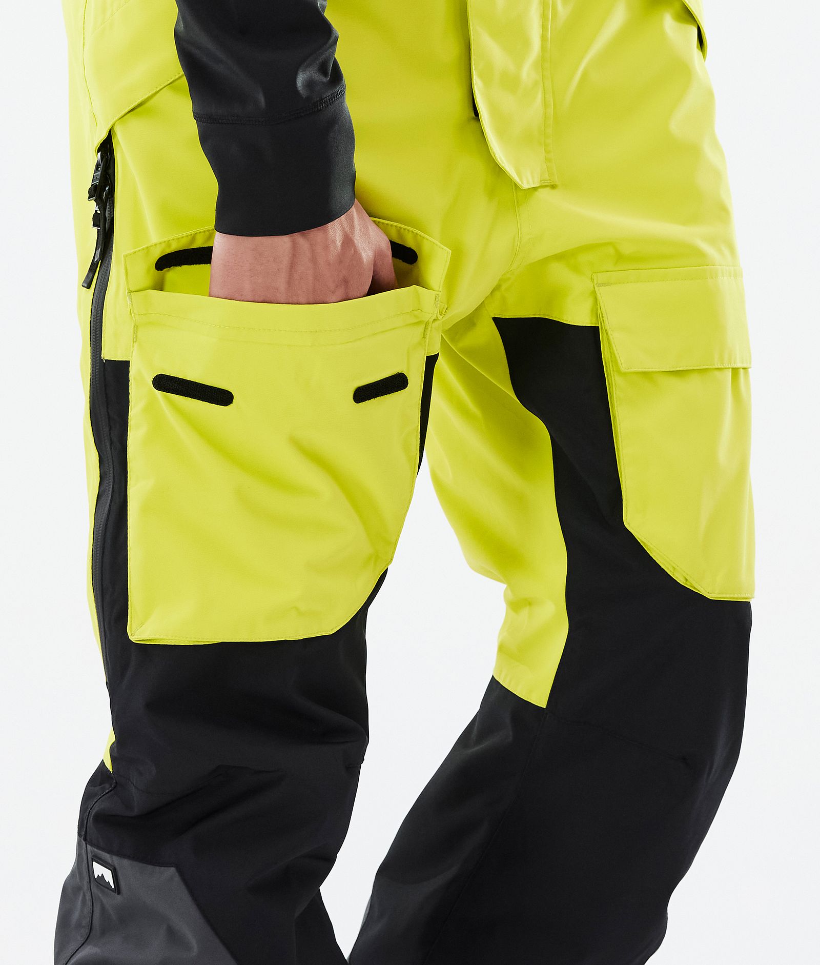 Montec Fawk Snowboardbyxa Herr Bright Yellow/Black/Phantom Renewed, Bild 6 av 6