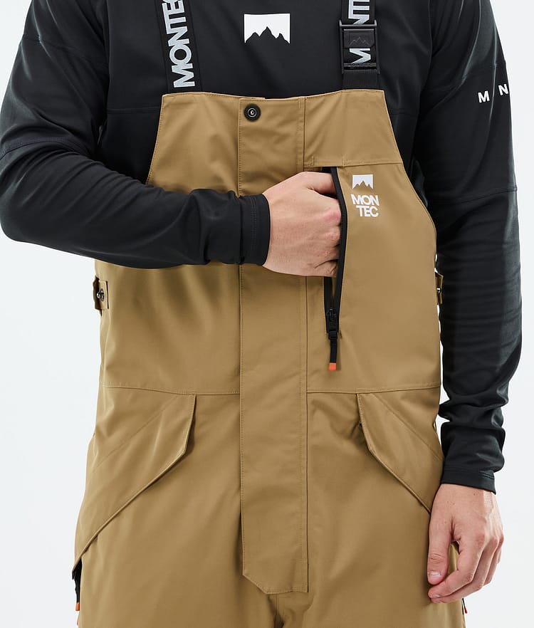 Montec Fawk Snowboardbyxa Herr Gold/Black, Bild 5 av 6