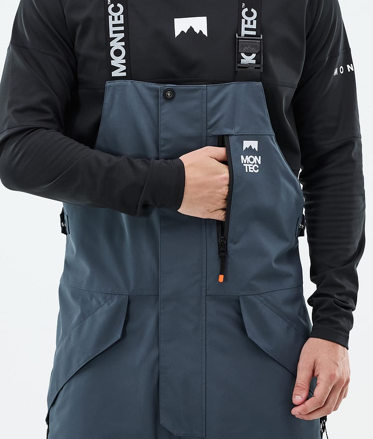 Montec Fawk Snowboardbyxa Herr Metal Blue/Black, Bild 5 av 6