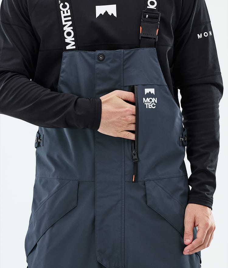 Montec Fawk Snowboardbyxa Herr Metal Blue/Black, Bild 6 av 7