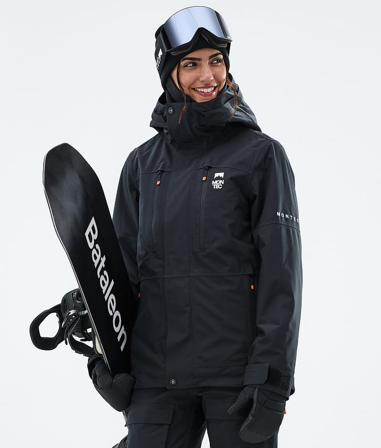 Montec Fawk W Snowboardjacka Dam Black, Bild 1 av 10