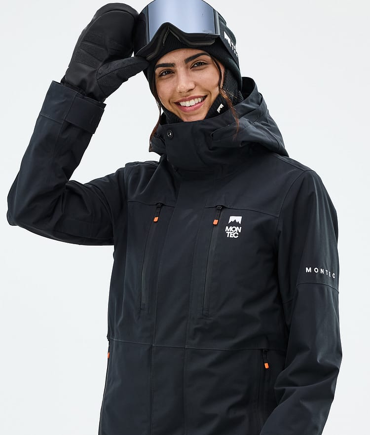 Montec Fawk W Snowboardjacka Dam Black, Bild 2 av 10