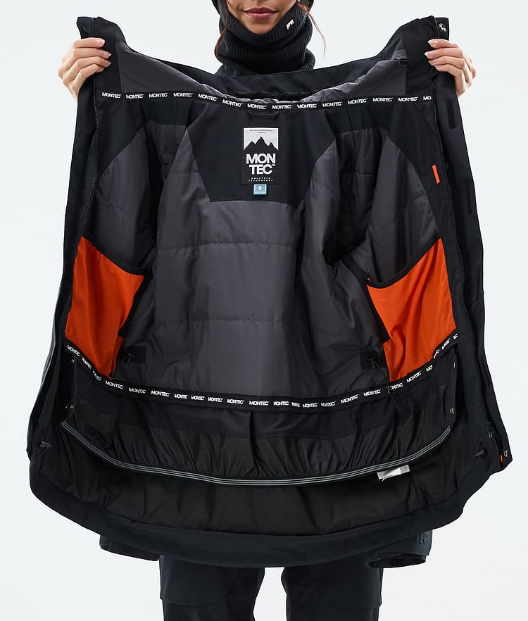 Montec Fawk W Snowboardjacka Dam Black, Bild 10 av 10