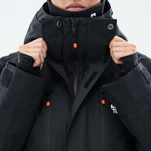 Främre dragkedja med dubbla flikar Huvudproduktbild,