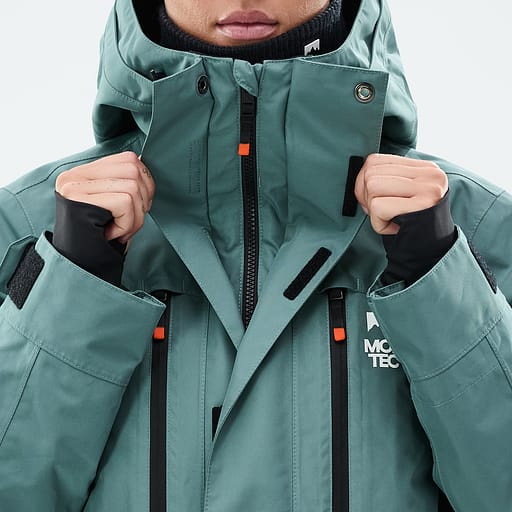 Främre dragkedja med dubbla flikar Huvudproduktbild,