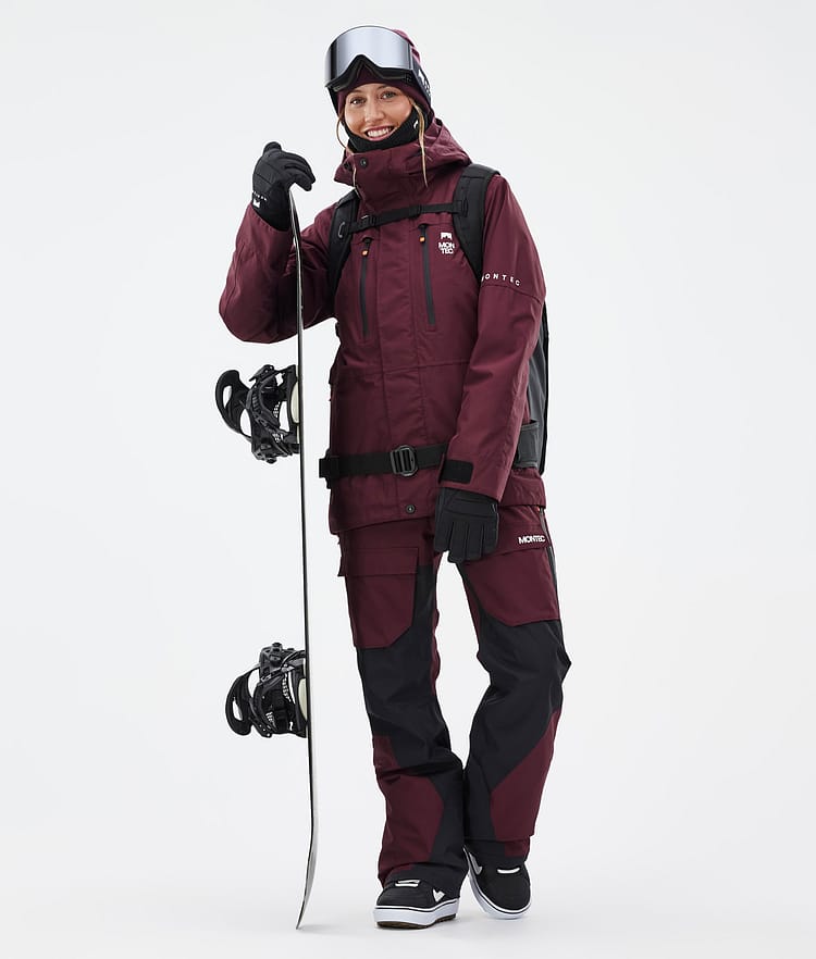 Montec Fawk W Snowboardjacka Dam Burgundy Renewed, Bild 3 av 10