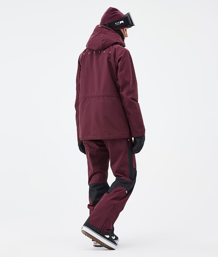 Montec Fawk W Snowboardjacka Dam Burgundy Renewed, Bild 5 av 10