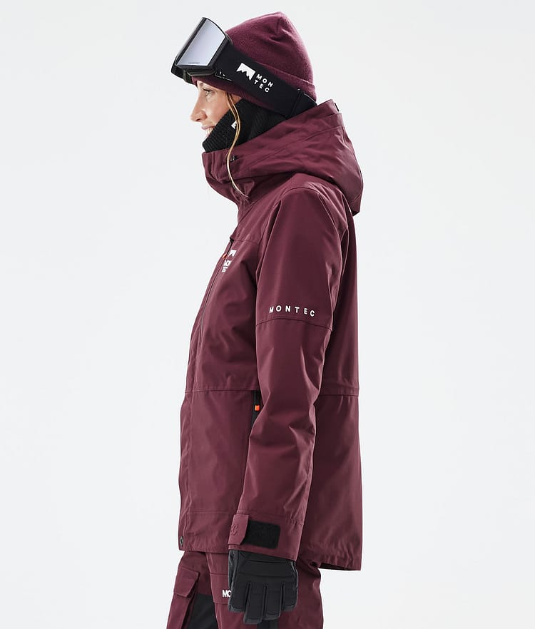 Montec Fawk W Snowboardjacka Dam Burgundy Renewed, Bild 6 av 10