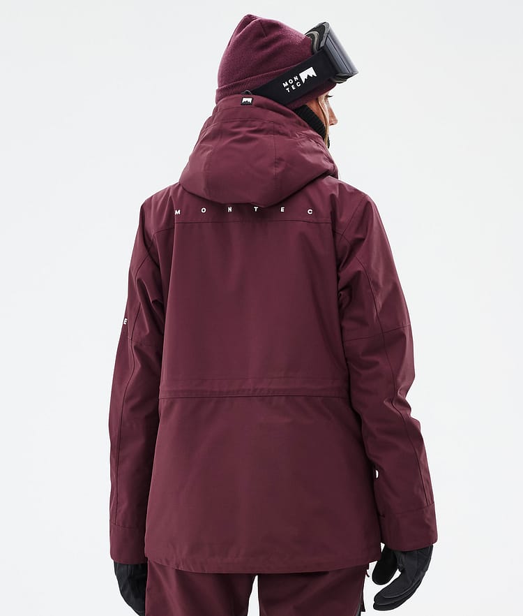 Montec Fawk W Snowboardjacka Dam Burgundy Renewed, Bild 7 av 10