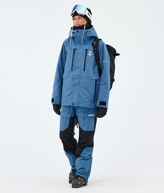 Montec Fawk W Skidoutfit Blue Steel/Black