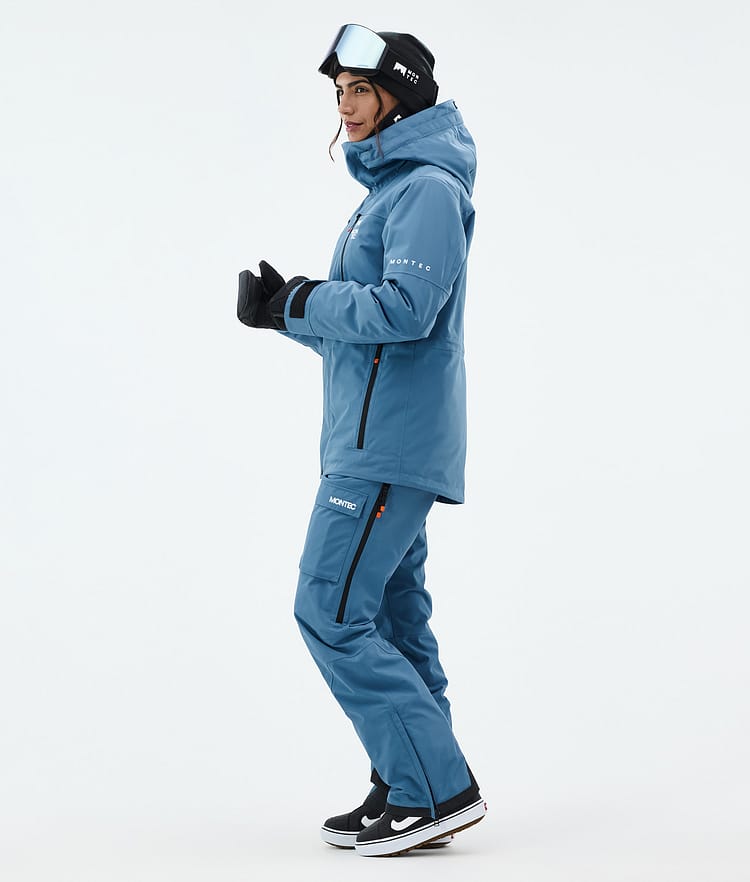 Montec Fawk W Snowboardjacka Dam Blue Steel Renewed, Bild 4 av 10