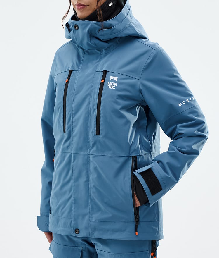Montec Fawk W Snowboardjacka Dam Blue Steel Renewed, Bild 8 av 10