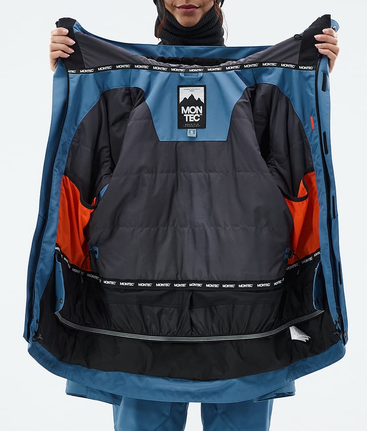 Montec Fawk W Snowboardjacka Dam Blue Steel Renewed, Bild 10 av 10
