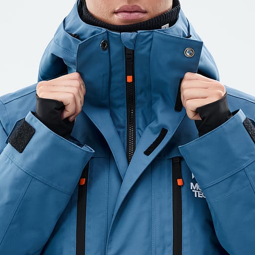 Främre dragkedja med dubbla flikar Huvudproduktbild,