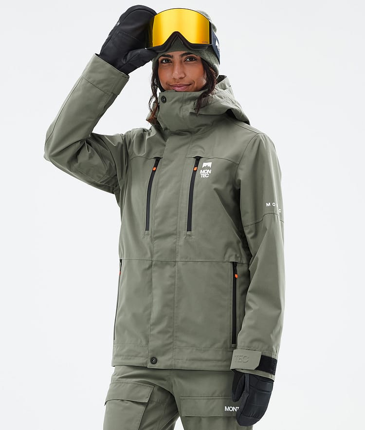 Montec Fawk W Snowboardjacka Dam Greenish Renewed, Bild 1 av 9