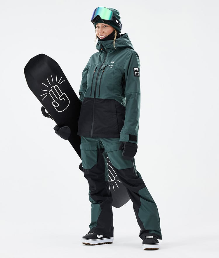 Montec Moss W Snowboardjacka Dam Dark Atlantic/Black Renewed, Bild 3 av 10