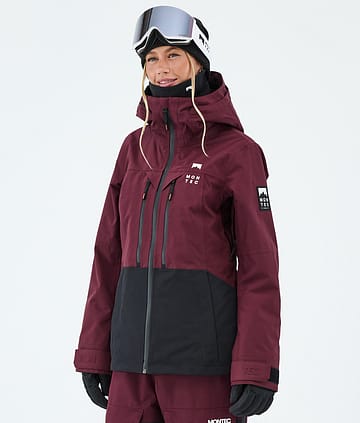 Montec Moss W Snowboardjacka Burgundy/Black
