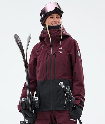 Montec Moss W Skidjacka Dam Burgundy/Black