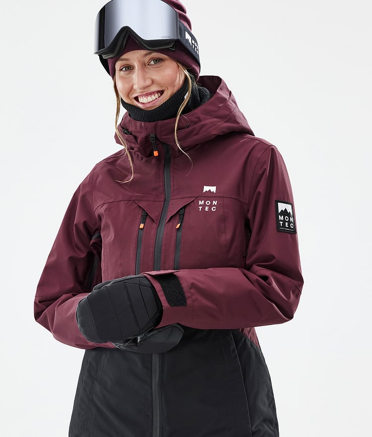 Montec Moss W Snowboardjacka Dam Burgundy/Black Renewed, Bild 2 av 10