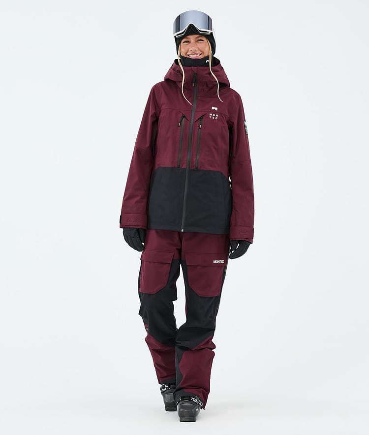 Montec Moss W Skidjacka Dam Burgundy/Black, Bild 2 av 9