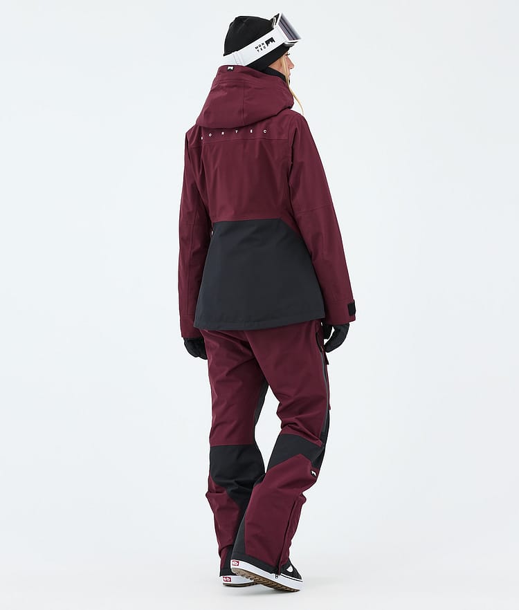 Montec Moss W Snowboardjacka Dam Burgundy/Black Renewed, Image 3 of 9