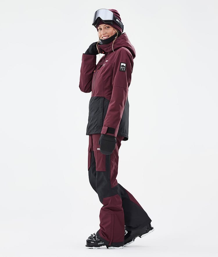 Montec Moss W Skidjacka Dam Burgundy/Black