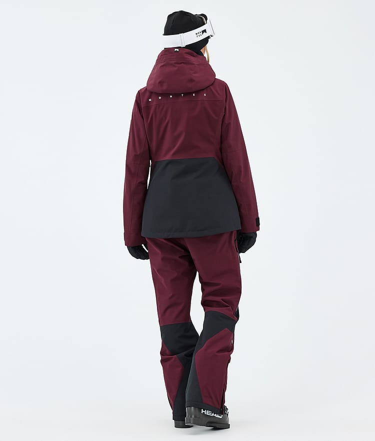 Montec Moss W Skidjacka Dam Burgundy/Black, Bild 3 av 9