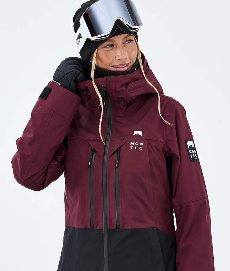 Montec Moss W Snowboardjacka Dam Burgundy/Black Renewed, Image 4 of 9