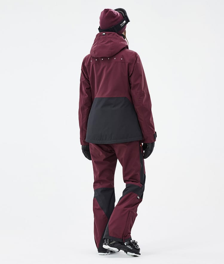 Montec Moss W Skidjacka Dam Burgundy/Black