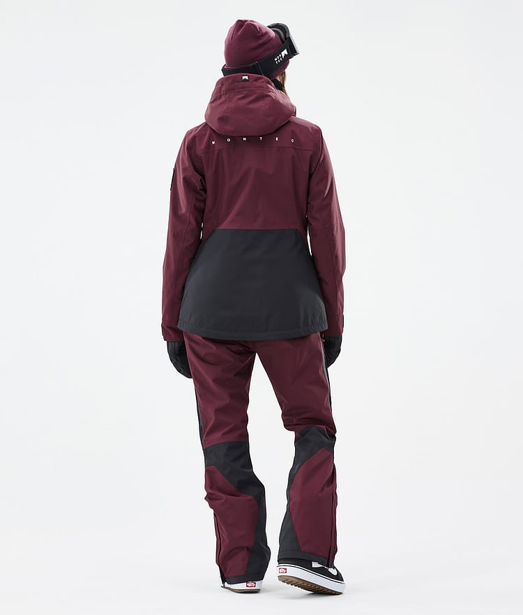 Montec Moss W Snowboardjacka Dam Burgundy/Black Renewed, Bild 5 av 10