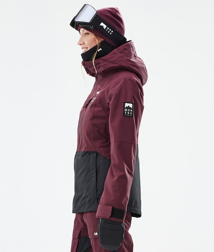 Montec Moss W Skidjacka Dam Burgundy/Black